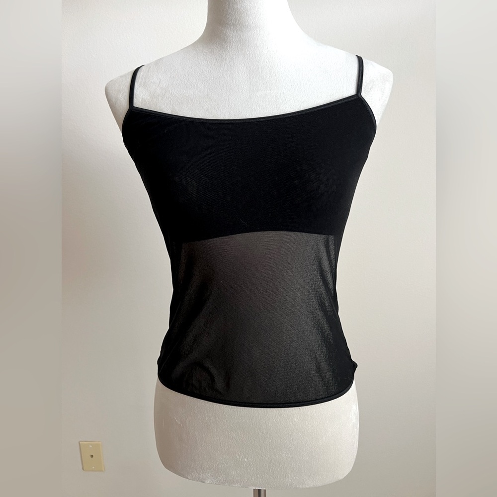 Cosabella black mesh camisole - Lg